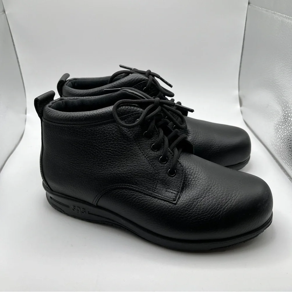 SAS Black Ankle Boots - Picture 8 of 14